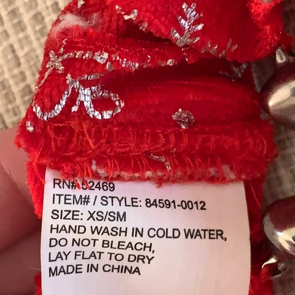 Small Dog or Cat Collar, red, size xs/sm